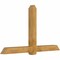 Ekena Millwork Eugene Rough Sawn Timber Gable Bracket, Western Red Cedar, 84"W x 49"H x 6"D x 6"F, 14/12 Pitch GBW084X49X0606EUG00RWR - alternate 2